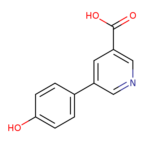 Oc1ccc(cc1)c1cncc(c1)C(=O)O