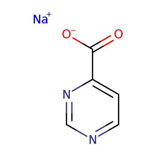 [O-]C(=O)c1ccncn1.[Na+]