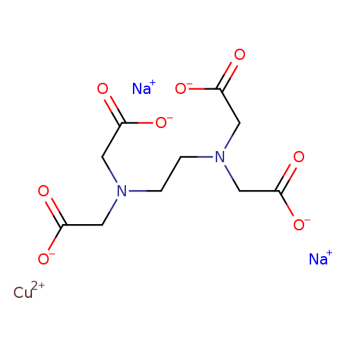 [O-]C(=O)CN(CC(=O)[O-])CCN(CC(=O)[O-])CC(=O)[O-].[Na+].[Na+].[Cu+2]