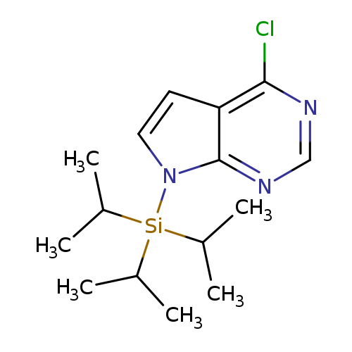 CC([Si](n1ccc2c1ncnc2Cl)(C(C)C)C(C)C)C