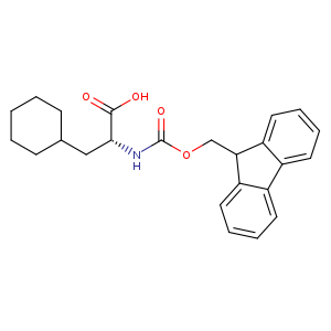O=C(N[C@@H](C(=O)O)CC1CCCCC1)OCC1c2ccccc2c2c1cccc2