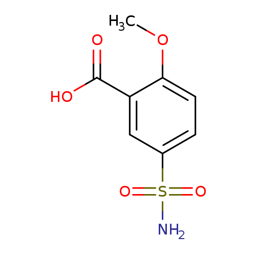 COc1ccc(cc1C(=O)O)S(=O)(=O)N