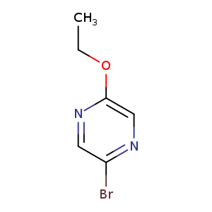 CCOc1cnc(cn1)Br