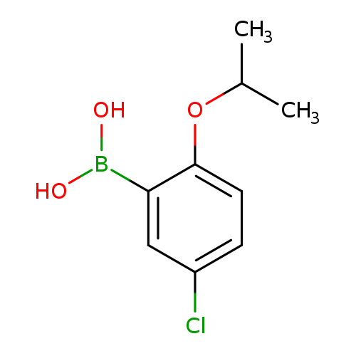CC(Oc1ccc(cc1B(O)O)Cl)C