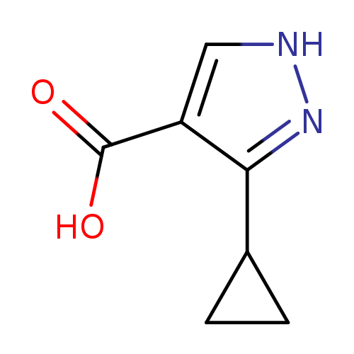 OC(=O)c1c[nH]nc1C1CC1