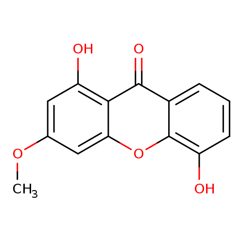 COc1cc(O)c2c(c1)oc1c(c2=O)cccc1O