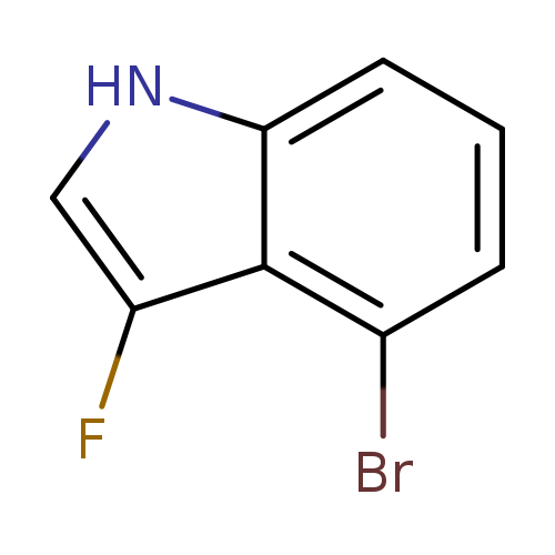 Fc1c[nH]c2c1c(Br)ccc2