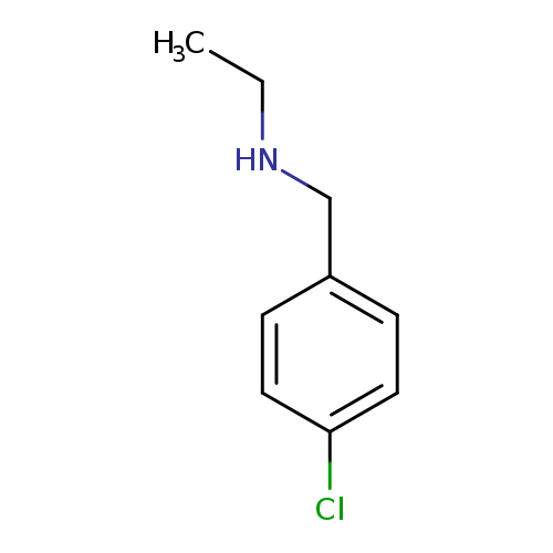 CCNCc1ccc(cc1)Cl