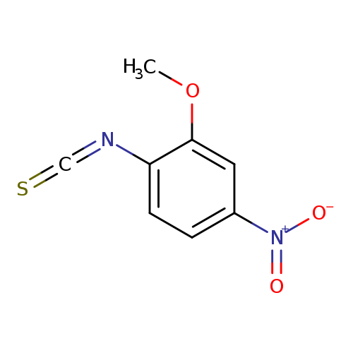 S=C=Nc1ccc(cc1OC)[N+](=O)[O-]