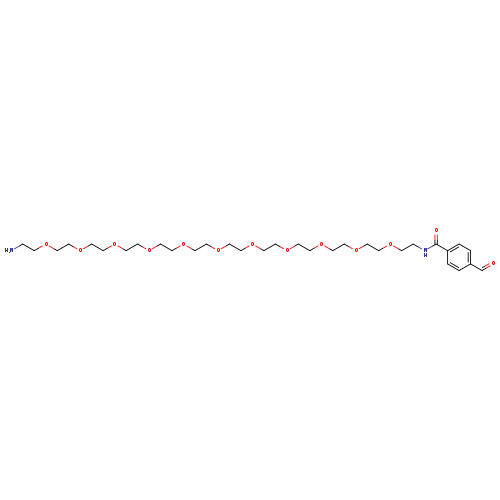 O=C(NCCOCCOCCOCCOCCOCCOCCOCCOCCOCCOCCOCCN)C1=CC=C(C=O)C=C1