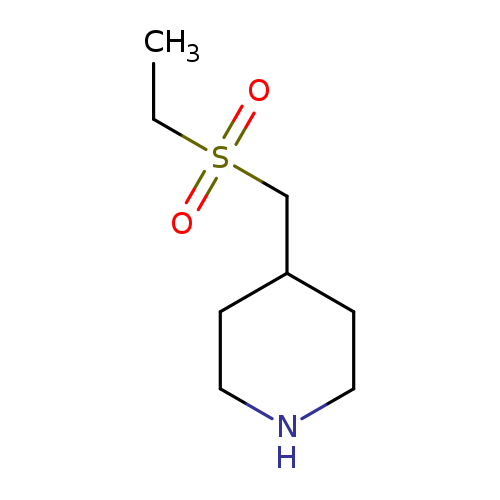 CCS(=O)(=O)CC1CCNCC1