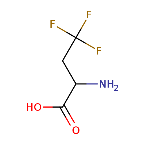 NC(C(=O)O)CC(F)(F)F