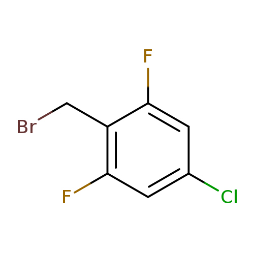 BrCc1c(F)cc(cc1F)Cl