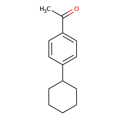 CC(=O)c1ccc(cc1)C1CCCCC1