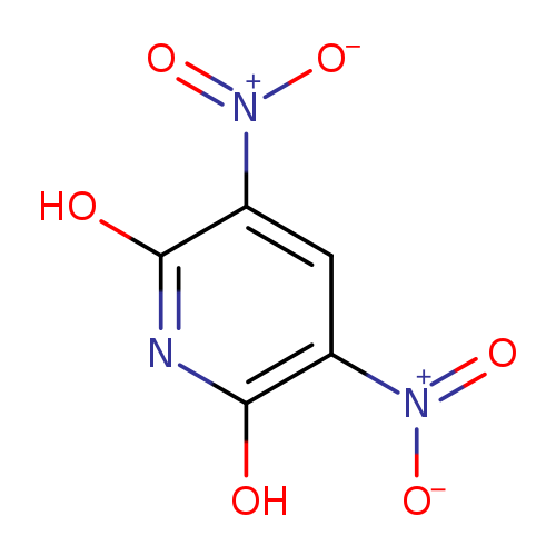 Oc1nc(O)c(cc1[N+](=O)[O-])[N+](=O)[O-]