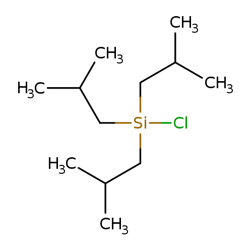 CC(C[Si](CC(C)C)(CC(C)C)Cl)C