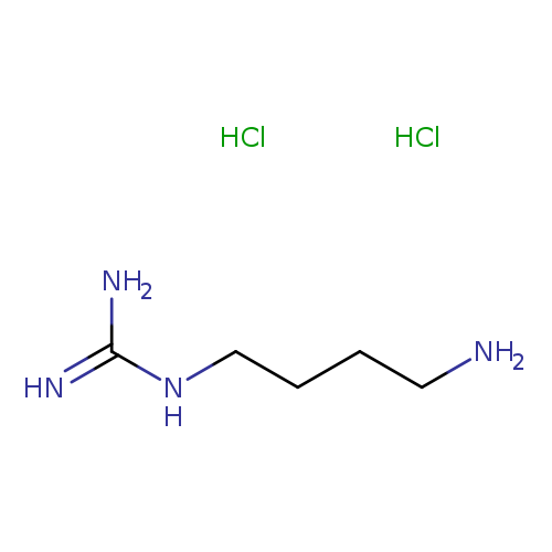 NCCCCNC(=N)N.Cl.Cl