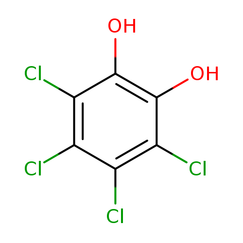 Oc1c(O)c(Cl)c(c(c1Cl)Cl)Cl