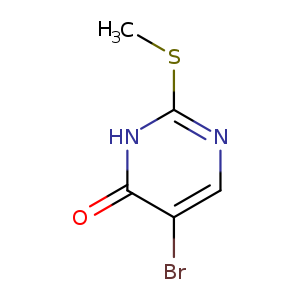 CSc1ncc(c(=O)[nH]1)Br