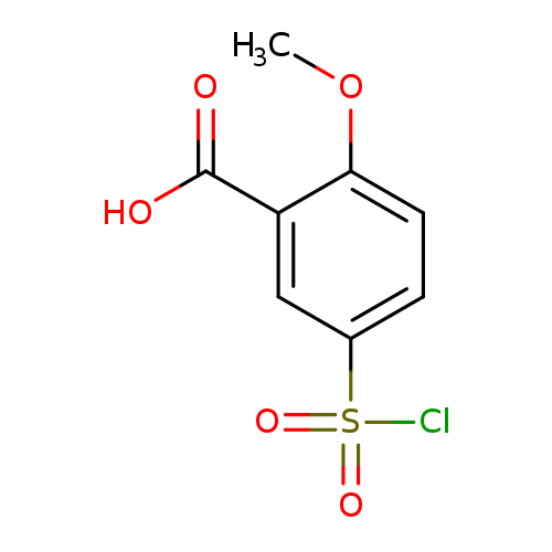 COc1ccc(cc1C(=O)O)S(=O)(=O)Cl