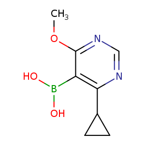 COc1ncnc(c1B(O)O)C1CC1