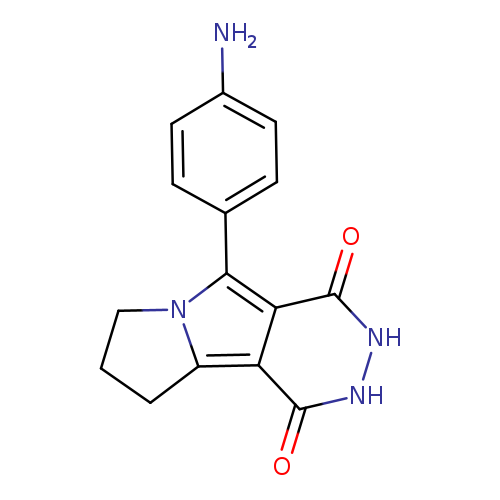 Nc1ccc(cc1)c1c2c(=O)[nH][nH]c(=O)c2c2n1CCC2