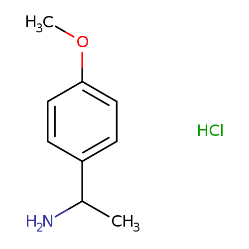 COc1ccc(cc1)C(N)C.Cl