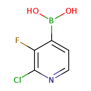 OB(c1ccnc(c1F)Cl)O
