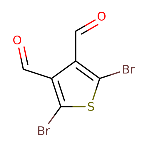 O=Cc1c(Br)sc(c1C=O)Br