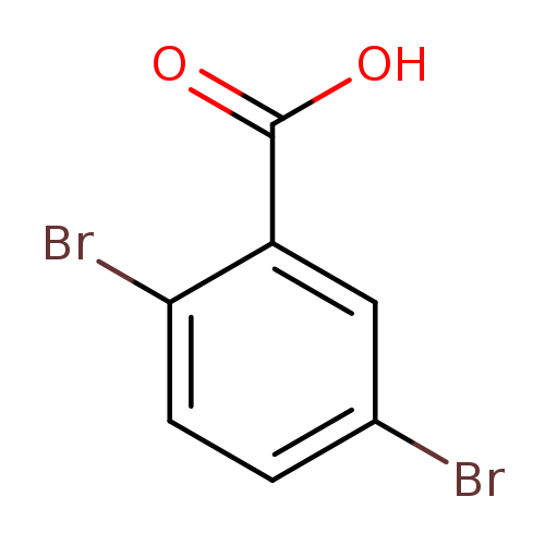 Brc1ccc(c(c1)C(=O)O)Br