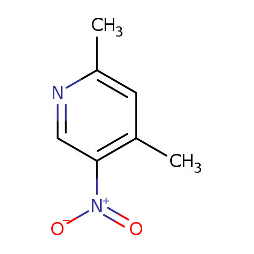 [O-][N+](=O)c1cnc(cc1C)C