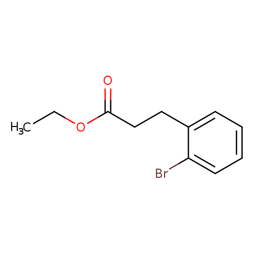 CCOC(=O)CCc1ccccc1Br