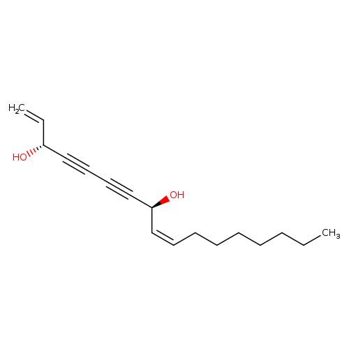 CCCCCCC/C=C\[C@@H](C#CC#C[C@@H](C=C)O)O