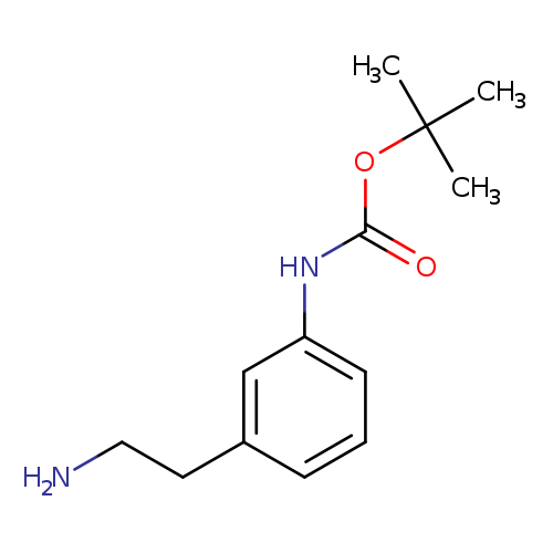 NCCc1cccc(c1)NC(=O)OC(C)(C)C