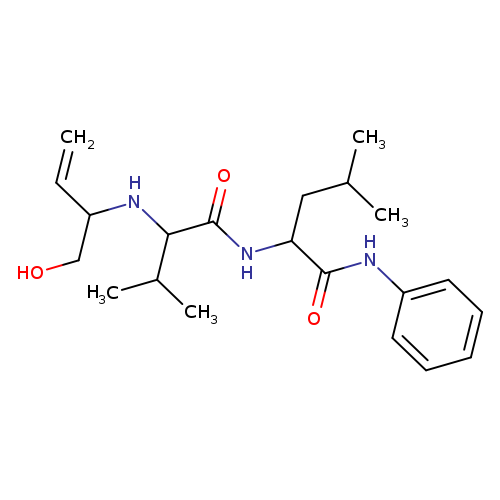OCC(NC(C(=O)NC(C(=O)Nc1ccccc1)CC(C)C)C(C)C)C=C