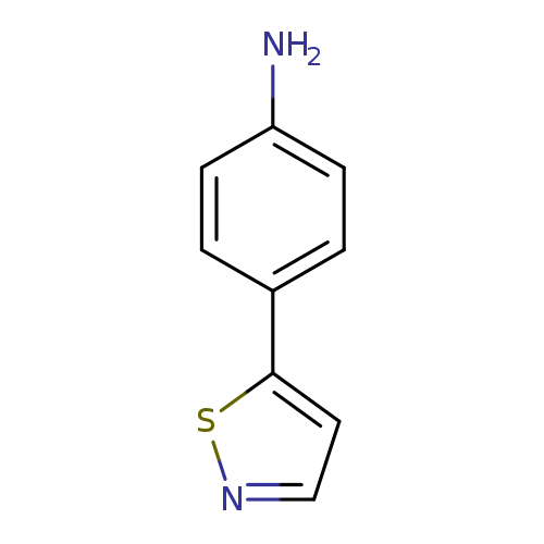 Nc1ccc(cc1)c1ccns1