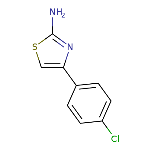 Clc1ccc(cc1)c1csc(n1)N