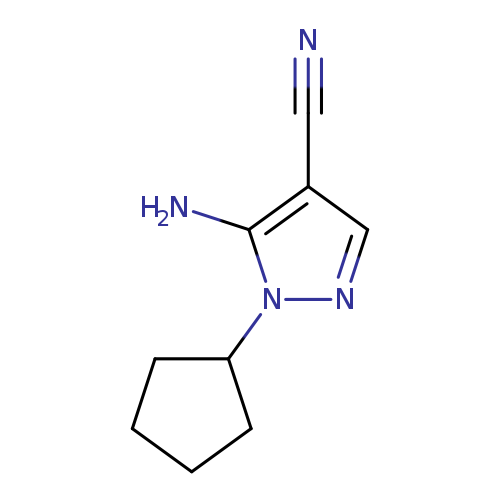 N#Cc1cnn(c1N)C1CCCC1