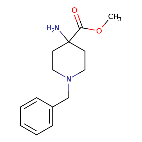 COC(=O)C1(N)CCN(CC1)Cc1ccccc1