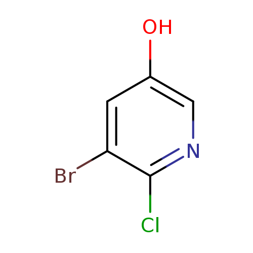 Oc1cnc(c(c1)Br)Cl