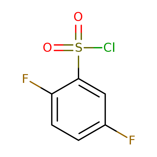 Fc1ccc(c(c1)S(=O)(=O)Cl)F