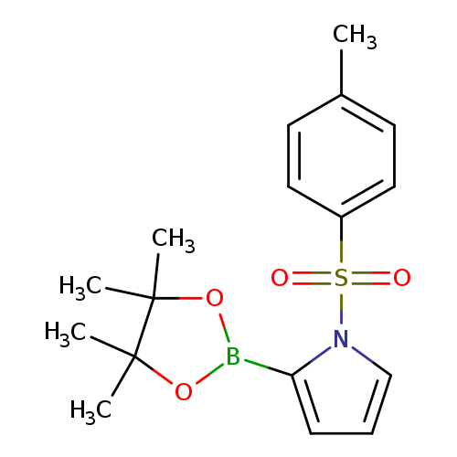 Cc1ccc(cc1)S(=O)(=O)n1cccc1B1OC(C(O1)(C)C)(C)C