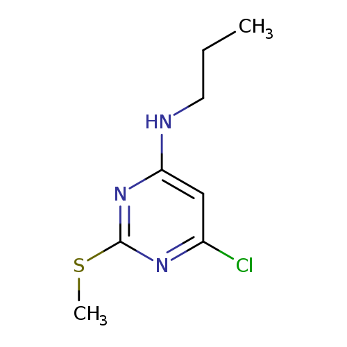 CCCNc1cc(Cl)nc(n1)SC