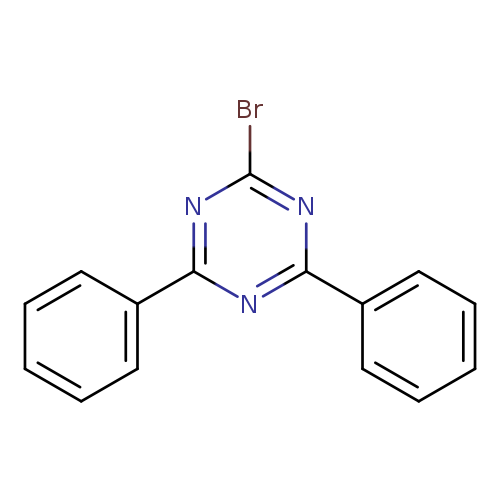 Brc1nc(nc(n1)c1ccccc1)c1ccccc1