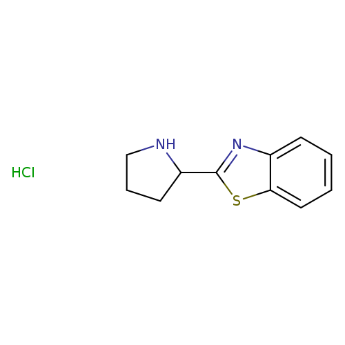 C1CNC(C1)c1nc2c(s1)cccc2.Cl