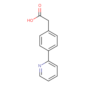 OC(=O)Cc1ccc(cc1)c1ccccn1