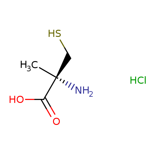 C[C@](C(=O)O)(CS)N.Cl