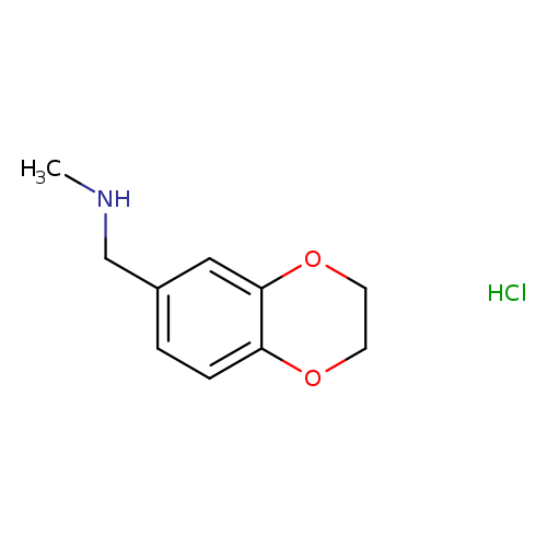 CNCc1ccc2c(c1)OCCO2.Cl