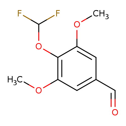 COc1cc(C=O)cc(c1OC(F)F)OC