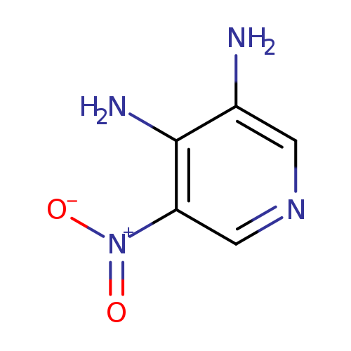 [O-][N+](=O)c1cncc(c1N)N